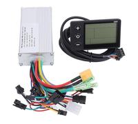 BuyWeek Kit de Controlador de Motor para Bicicleta Eléctrica, Controlador de Onda Sinusoidal 36V 48V 60V 450W 500W con Panel LCD S866