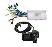 BuyWeek Kit de Controlador de Motor para Bicicleta Eléctrica Controlador de Onda Sinusoidal 36V 48V 60V 1000W 38A con Pantalla LCD S886