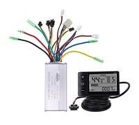 BuyWeek Kit de Controlador de Motor Sin Escobillas 9 Tubo Controlador Bicicleta Electrica 22A 36V 48V 500W 750W Centralita Patinete Eléctrico con Pantalla LCD S866