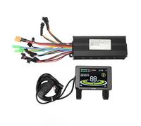 BuyWeek Kit de Controlador Sin Cepillo de Scooter Eléctrico, 3 Modo Onda Sinusoidal con H-100 LCD Display para 36V 48V 750W 1000W Motor