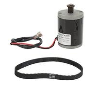 BuyWeek Motor de CC Motor Cepillado, 24V 120W 6A 2550RPM de Aleación de Aluminio de Caucho para Bicicleta Eléctrica