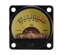 BuyWeek VU Meter, TS-35(SD-39) Medidor de Nivel de Audio DC 12V 50mA Panel VU Meter con retroiluminación para Amplificador
