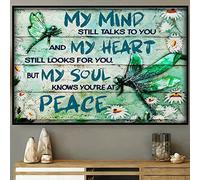 Buywell Cartel de metal vintage con texto en inglés "My Mind Still Talks to You and My Heart Still Looks for You My Soul Know", póster de pared para el hogar, cocina, bar, pub, club, cafetería