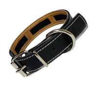 BUYWITHLOVE - Collar Perro Grande con Funda para Antiparasitario Perros, Collar Perro Mediano, Hecho a Mano con Cuero de Primera Calidad Que Protege el Antipulgas y Prolonga su Duración
