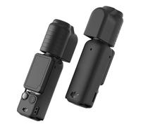 Buziba Funda Protectora Carcasa de Silicona para DJI Osmo Pocket 3, Accesorios de Cámara de Acción Cardán de Mano (Negro)