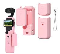 Buziba Funda protectora de silicona para DJI Osmo Pocket 3, funda protectora de silicona, accesorios de cámara de acción (negro)
