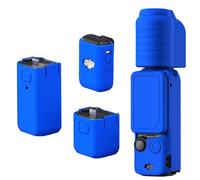 Buziba Funda protectora de silicona para DJI Osmo Pocket 3, funda protectora de silicona, accesorios de cámara de acción cardán de mano (azul)