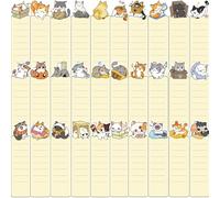 Buziba paquete de 30 marcapáginas con diseños motivadores de animales de dibujos animados. Divertidos y bonitos marcapáginas de papel para recompensas en el aula incentivos (horizontal)