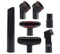 BUZIFU 7 Piezas Accesorios Aspiradora Universal Boquilla Aspiradora Tapiceria Cepillo Aspiradora Universal Compatible con Aspiradora Kärcher, Miele, Siemens, AEG, Bosch, Panasonic, Philips- Ø 32/35 mm