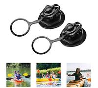 BUZIFU Tapones para Colchones Hinchables 16,5 mm 2 uds Válvulas Boston para Kayaks Hinchables Válvulas de Aire Tapones de Barca Hinchable Válvulas para Camas Hinchables con Tapa y Rosca,Buen Reemplazo