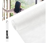 BUZIFU Tela de Mosquitera por Metros 150 x 500 cm Malla Mosquitera para Ventana Mallas Mosquiteras Blanca Fibra de Vidrio Malla Fina para Hacer Mosquiteras Adiós a los Mosquitos y Otros Insectos