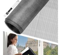 BUZIFU Tela de Mosquitera por Metros 200 x 200 cm Malla Mosquitera para Ventana Mallas Mosquiteras Gris Fibra de Vidrio Malla Fina para Hacer Mosquiteras Adiós a los Mosquitos y Otros Insectos