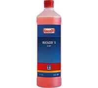 Buzil Bucazid S G467 - Limpiador sanitario potente para baño y inodoro con bloqueador de olores, color rojo, 1 l