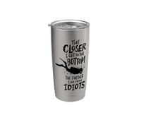 Buzo Closer To The Bottom Further From Idiots Buceo Vaso térmico de acero inoxidable de doble pared