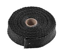 Buzo Nieve Mujer Corbatas Roll Header Pipe 4 Kit + Cinta Caliente de Fibra de Vidrio Envoltura térmica de Escape 5M 2.5CM Accesorios de Motocicleta Coche Niño 3 Años (Black, One Size)