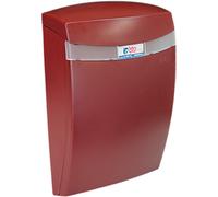 BTV Buzón de pared Coral ABS – Moderno con cerradura de seguridad y bocacartas trasero