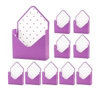 Buzón de amor, paquete plegable floral, sobre de flores con diseño estructurado, vitrina con buen acabado, suministro de floristería, envoltura elegante para rosas, claveles, envoltura de