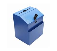 Buzón de Correos, Estilo Americano, Sencillo y con Cerradura, de Metal, para Exteriores, de Seguridad, con 2 Llaves para Pared Exterior, Ideal para Bodas.