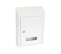 Buzón de Pared Buzón Postal Buzón de Cartas Caja de con de Hierro con Ranura Inferior y Cuerpo Rectangular Adecuado para Porches Edificios Oficinas Exteriores, Color to 3