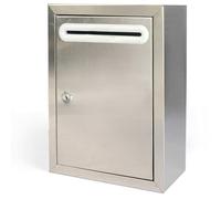 Buzón de sugerencias de Acero Inoxidable para Montar en la Pared, buzón para el hogar, buzón anónimo para empleados corporativos, Hucha Cerrada, Seguro y Duradero, Ahorra Espacio.