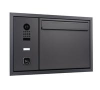 Buzón empotrado HELLO con intercomunicador DoorBird D1100E y lector...