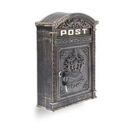 Buzón exterior ligero resistente buzón vintage buzón rústico buzón de pared