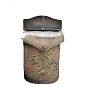 Buzon Exterior Mailbox Rustic Wall Mounted Vintage Do Old Post Box Decorative Suggestion For Garden Antique Decor(Color 5)