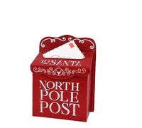 Buzón Mailbox Home Decor Outdoor Garden Metal Christmas Leaving Message Post Box Wall Mounted