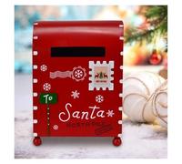 Buzones Adornos de Hierro for buzón Navidad con Mensaje Entrega urgente, Creativo, Decoraciones Granja for jardín al Aire Libre