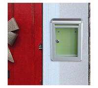 Buzones De Correos Buzón de sugerencias, buzón recolección, Cartas, Dinero, con Cerradura, Montaje en Pared for Centro atención al Cliente, Empresa, Hotel, Escuela, hogar para el Hogar(Front Port)