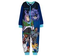 Buzz Lightyear - Pijama para niños, pijama de forro polar con cremallera, todo en uno, pijama de Toy Story, multicolor, 4-5 Años
