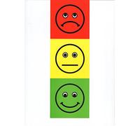 Buzz Póster de semáforo - Recurso para profesores - Feelings/Emotions Early Years Resource - Escribir y limpiar - 70 x 23 cm