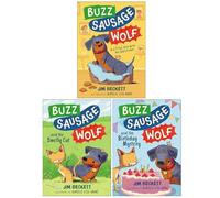 Buzz Sausage Wolf Series 3 Books Collection Set By Jim Beckett, Aurélie Lise-Anne (Buzz Sausage Wolf, Buzz Sausage Wolf and the Smelly Cat & Buzz Sausage Wolf and the Birthday Mystery)