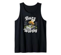 Buzz Worthy Green Roof Urban Bee Design Camiseta sin Mangas