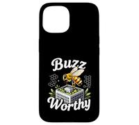 Buzz Worthy Green Roof Urban Bee Design Carcasa para iPhone 15