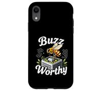 Buzz Worthy Green Roof Urban Bee Design Carcasa para iPhone XR