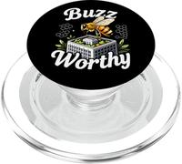 Buzz Worthy Green Roof Urban Bee Design PopSockets PopGrip para MagSafe