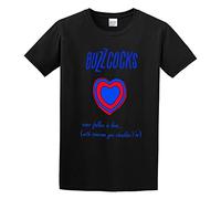 Buzzcocks Ever Fallen In Love Punk Rock Retro Men's T-Shirt Unisex Black Cotton Print tee Shirts XXL