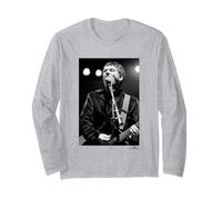 Buzzcocks Pete Shelley Live París por Phil Nicholls Manga Larga