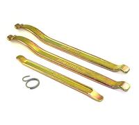 BUZZETTI Kit de Palancas Profesionales para desmontar neumáticos 2x350mm 1x240