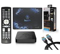 BuzzTV Essentials E1-2 GB RAM 8 GB de almacenamiento, procesador gráfico más reciente, WiFi de doble banda con cable HDMI Monster 4K HDR 1,8 m, ultra rápido y fácil de usar