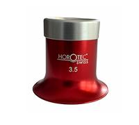 BUZZUFY Lupa relojera de aluminio anodizado rojo X5