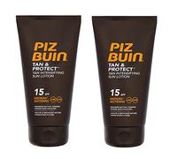 BUZZUFY PIZ BUIN - Loción Intensificadora del Bronceado Tan & Protect SPF 15 150ml Pack de 2
