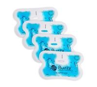 Buzzy by Pain Care Labs - Alas de repuesto para Buzzy Mini o XL - Juego de 4 - Paquete combinado incluye 4 alas de hielo de lados suaves para uso personal