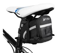 BV Bicicletas Bolsa, Alforjas, Mochilas para Sillin, tija o Asiento tresero de Bicicleta. (Talla L)