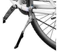 BV Bicycle Black Alloy Adjustable Height Rear Kickstand, for Tube Mounting, for Bike Sizes 24" - 28",