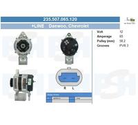 BV PSH Alternador Generador 65A 12V Para Chevrolet Matiz 0.8 235.507.065.120