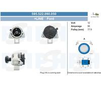 BV PSH Alternador Generador 90A 12V Para Ford Focus Turnier 1.8 TDCI 2.0 16V