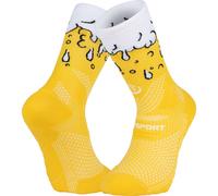 Calcetines de trail BV sport SOCQUETTE TRAIL ULTRA.2 COLLECTOR ''NUTRI'' CERVEZA RUBIA (AMARILLO)