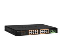 BV-Tech Switch de 18 Puertos PoE+ (16 Puertos PoE+ | 2 Gigabit Uplink) - 130W - 802.3at - POE-SW1602A